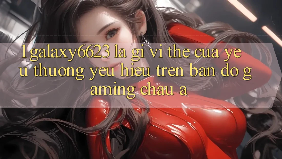 1. Galaxy6623 Là Gì? Vị Thế Của Yêu thương yêu Hiệu Trên Bản Đồ Gaming Châu Á 1. Galaxy6623 Là Gì? Vị Thế Của Yêu thương yêu Hiệu Trên Bản Đồ Gaming Châu Á