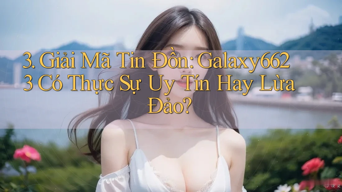 3. Giải Mã Tin Đồn: Galaxy6623 Có Thực Sự Uy Tín Hay Lừa Đảo? 3. Giải Mã Tin Đồn: Galaxy6623 Có Thực Sự Uy Tín Hay Lừa Đảo?