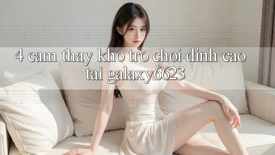 4. Cảm thấy Kho Trò Chơi Đỉnh cao Tại Galaxy6623 4. Cảm thấy Kho Trò Chơi Đỉnh cao Tại Galaxy6623