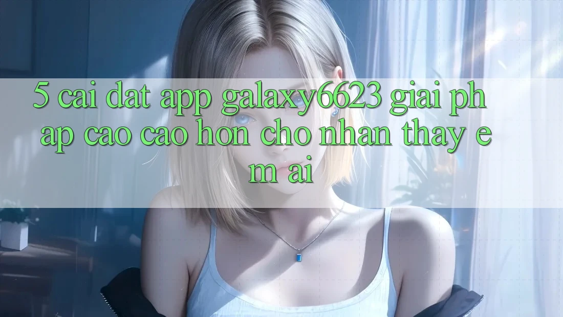 5. Cài đặt App Galaxy6623 - Giải Pháp Cao cao hơn Cho Nhận thấy Êm ái 5. Cài đặt App Galaxy6623 - Giải Pháp Cao cao hơn Cho Nhận thấy Êm ái