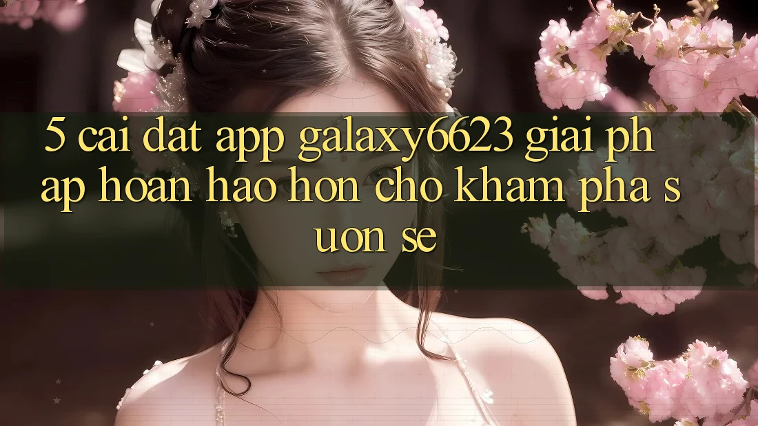 5. Cài đặt App Galaxy6623 - Giải Pháp Hoàn hảo hơn Cho Khám phá Suôn sẻ 5. Cài đặt App Galaxy6623 - Giải Pháp Hoàn hảo hơn Cho Khám phá Suôn sẻ