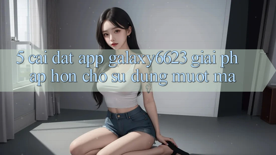 5. Cài đặt App Galaxy6623 - Giải Pháp Hơn Cho Sử dụng Mượt mà 5. Cài đặt App Galaxy6623 - Giải Pháp Hơn Cho Sử dụng Mượt mà