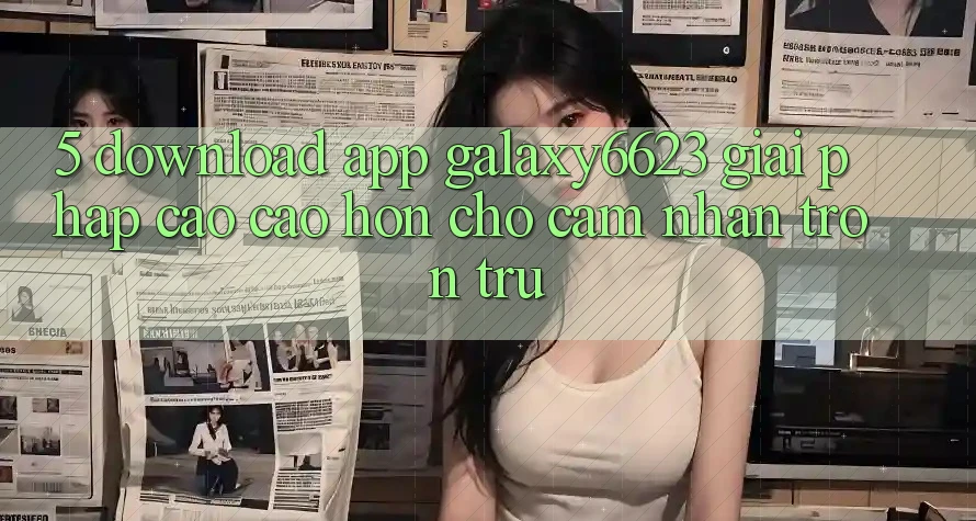 5. Download App Galaxy6623 - Giải Pháp Cao cao hơn Cho Cảm nhận Trơn tru 5. Download App Galaxy6623 - Giải Pháp Cao cao hơn Cho Cảm nhận Trơn tru