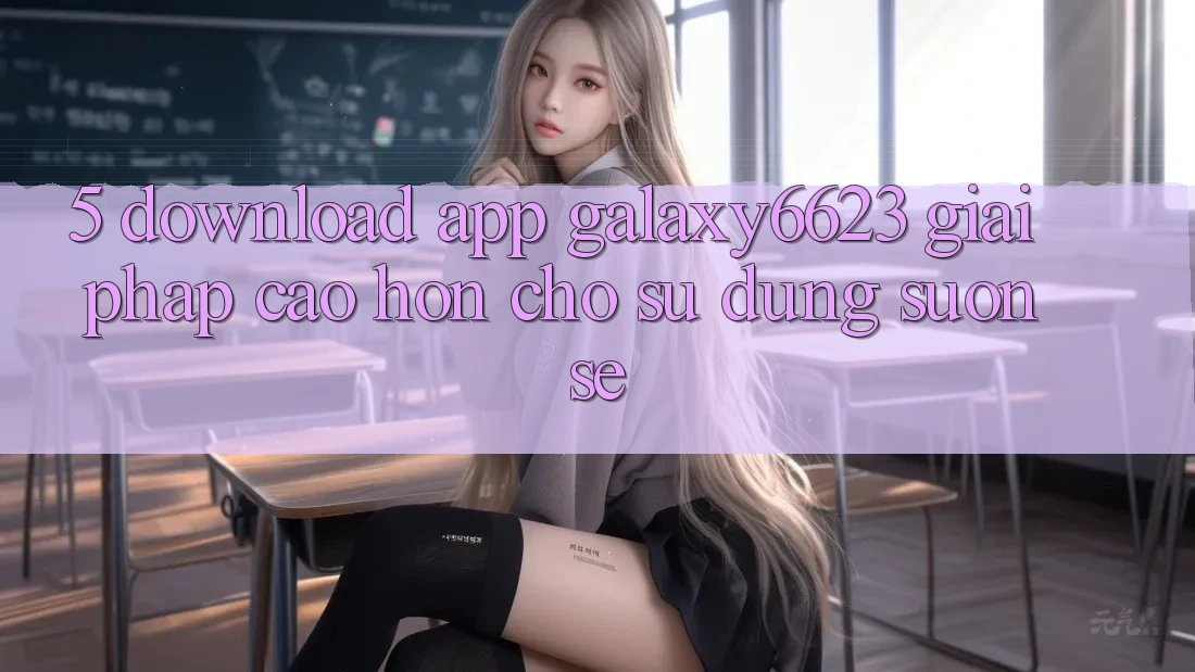 5. Download App Galaxy6623 - Giải Pháp Cao hơn Cho Sử dụng Suôn sẻ 5. Download App Galaxy6623 - Giải Pháp Cao hơn Cho Sử dụng Suôn sẻ