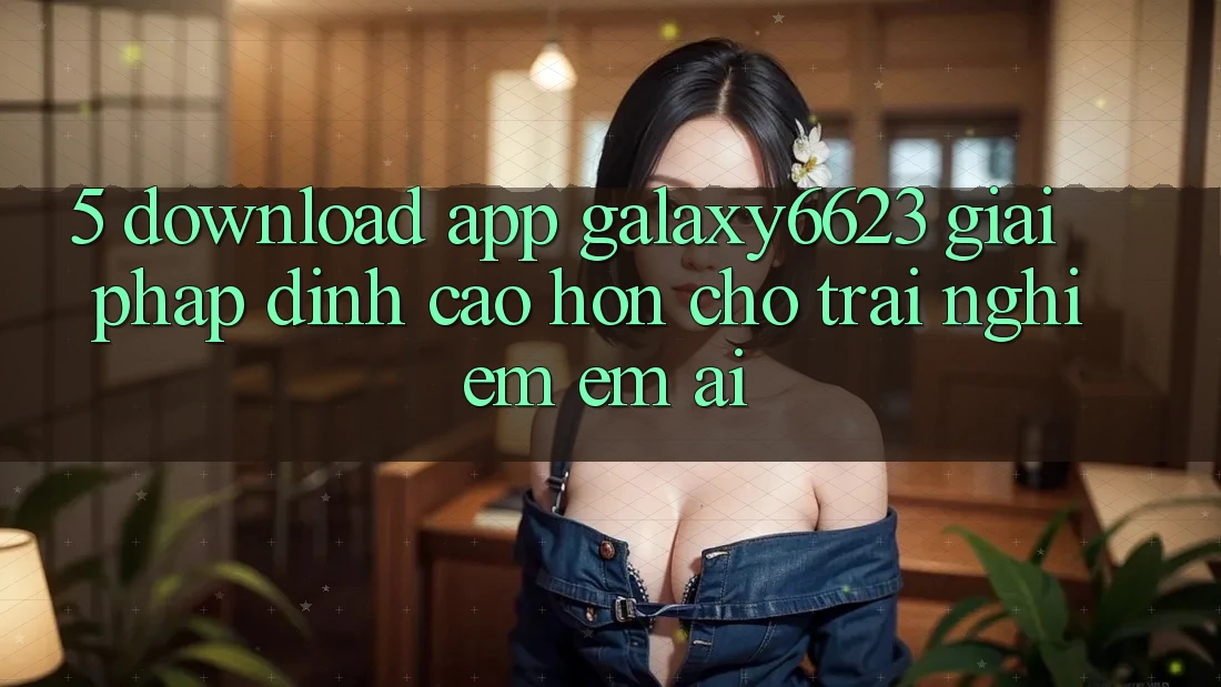 5. Download App Galaxy6623 - Giải Pháp Đỉnh cao hơn Cho Trải Nghiệm Êm ái 5. Download App Galaxy6623 - Giải Pháp Đỉnh cao hơn Cho Trải Nghiệm Êm ái