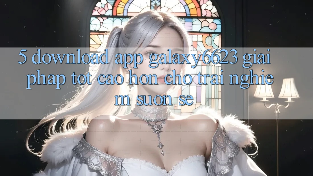 5. Download App Galaxy6623 - Giải Pháp Tốt cao hơn Cho Trải Nghiệm Suôn sẻ 5. Download App Galaxy6623 - Giải Pháp Tốt cao hơn Cho Trải Nghiệm Suôn sẻ