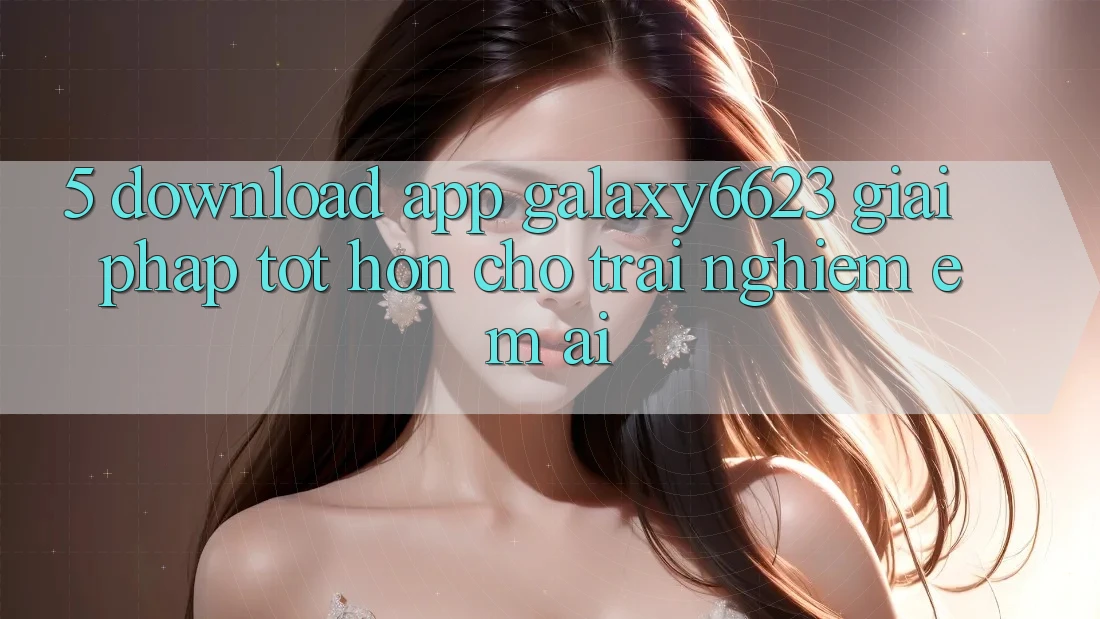 5. Download App Galaxy6623 - Giải Pháp Tốt hơn Cho Trải Nghiệm Êm ái 5. Download App Galaxy6623 - Giải Pháp Tốt hơn Cho Trải Nghiệm Êm ái