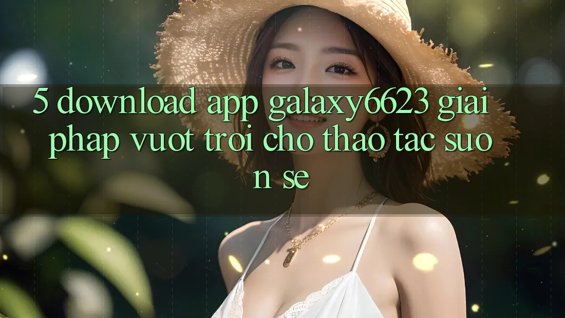 5. Download App Galaxy6623 - Giải Pháp Vượt Trội Cho Thao tác Suôn sẻ 5. Download App Galaxy6623 - Giải Pháp Vượt Trội Cho Thao tác Suôn sẻ