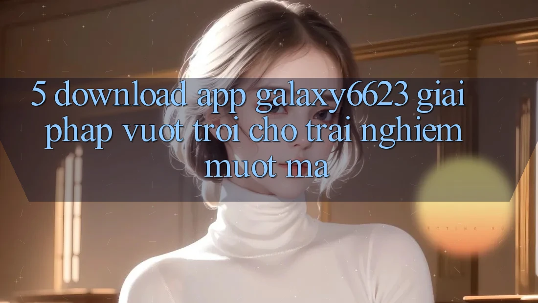 5. Download App Galaxy6623 - Giải Pháp Vượt Trội Cho Trải Nghiệm Mượt Mà 5. Download App Galaxy6623 - Giải Pháp Vượt Trội Cho Trải Nghiệm Mượt Mà