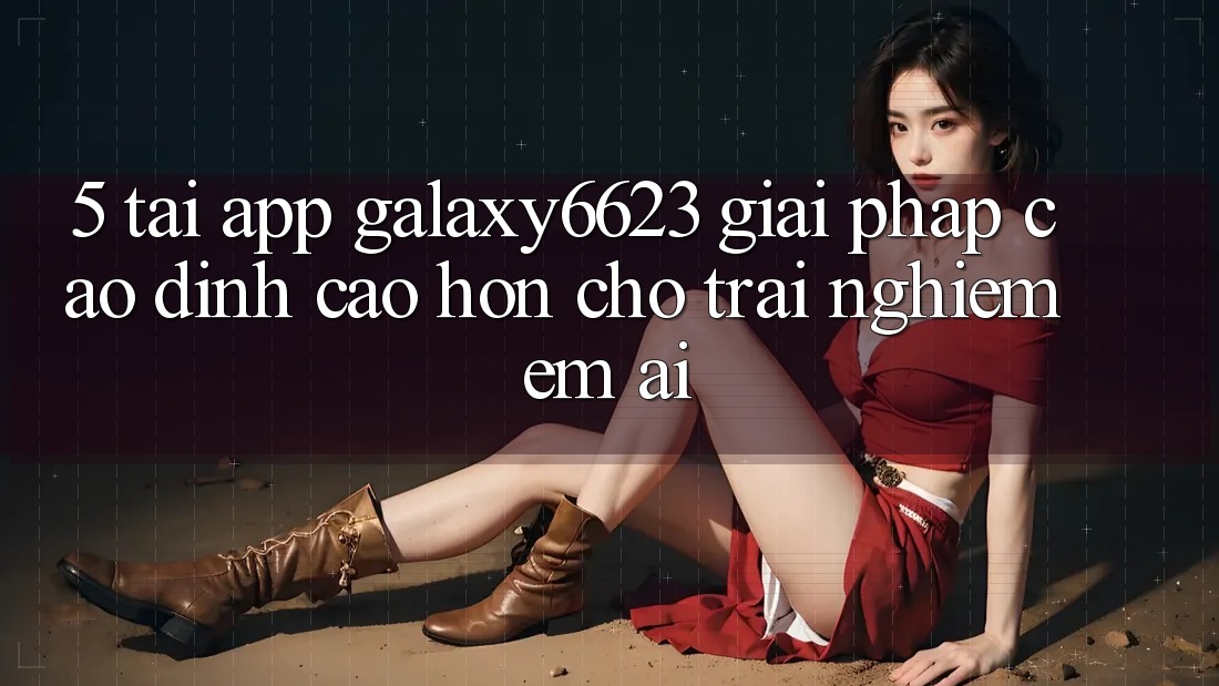5. Tải App Galaxy6623 - Giải Pháp Cao đỉnh cao hơn Cho Trải Nghiệm Êm ái 5. Tải App Galaxy6623 - Giải Pháp Cao đỉnh cao hơn Cho Trải Nghiệm Êm ái
