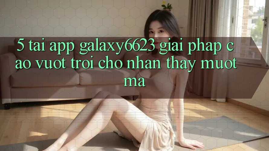 5. Tải App Galaxy6623 - Giải Pháp Cao vượt trội Cho Nhận thấy Mượt Mà 5. Tải App Galaxy6623 - Giải Pháp Cao vượt trội Cho Nhận thấy Mượt Mà