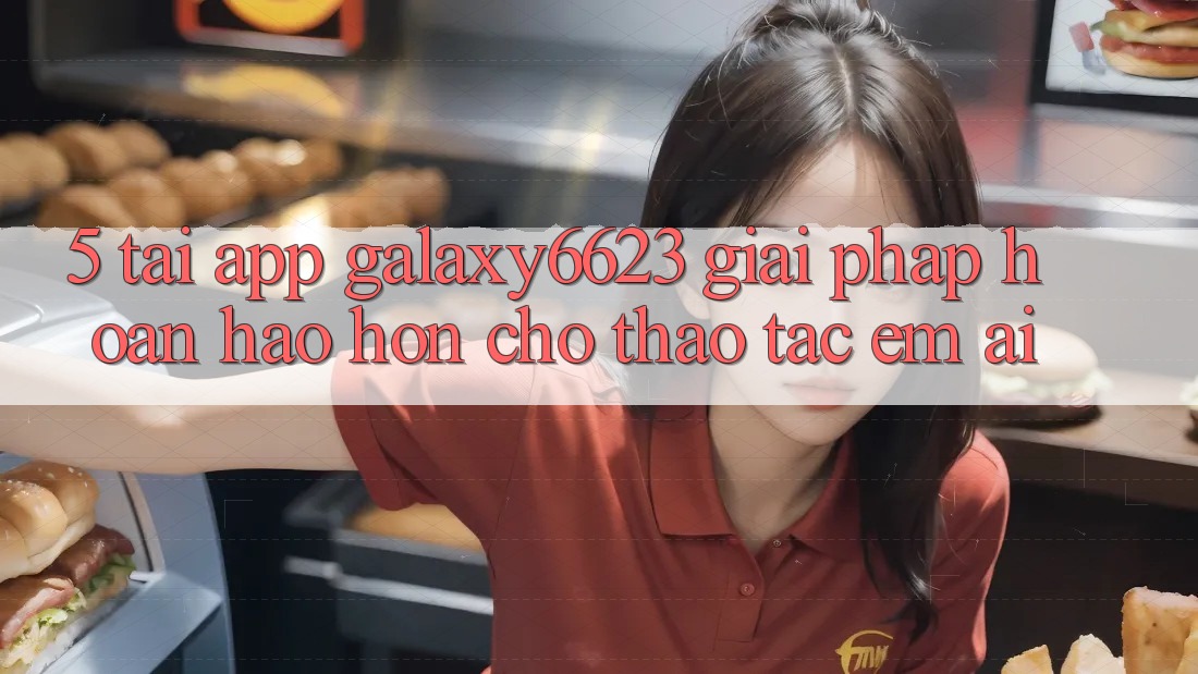 5. Tải App Galaxy6623 - Giải Pháp Hoàn hảo hơn Cho Thao tác Êm ái