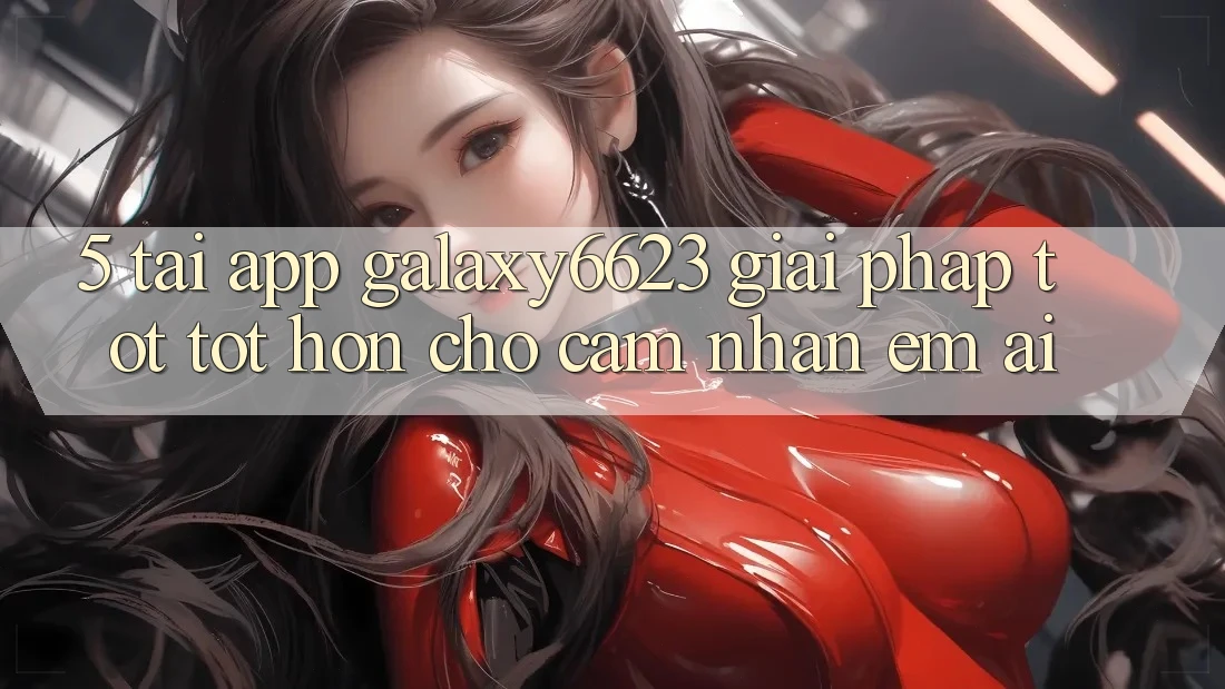 5. Tải App Galaxy6623 - Giải Pháp Tốt tốt hơn Cho Cảm nhận Êm ái 5. Tải App Galaxy6623 - Giải Pháp Tốt tốt hơn Cho Cảm nhận Êm ái