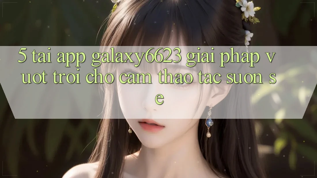 5. Tải App Galaxy6623 - Giải Pháp Vượt trội Cho Cảm thao tác Suôn sẻ 5. Tải App Galaxy6623 - Giải Pháp Vượt trội Cho Cảm thao tác Suôn sẻ