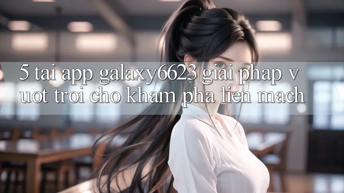 5. Tải App Galaxy6623 - Giải Pháp Vượt Trội Cho Khám phá Liền mạch 5. Tải App Galaxy6623 - Giải Pháp Vượt Trội Cho Khám phá Liền mạch