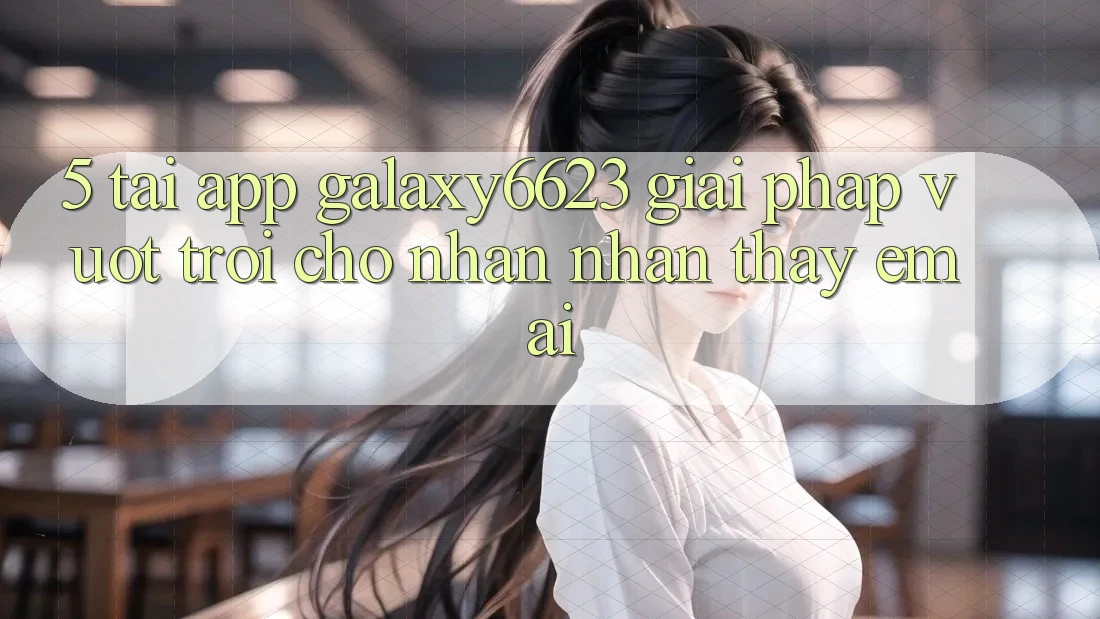 5. Tải App Galaxy6623 - Giải Pháp Vượt Trội Cho Nhận nhận thấy Êm ái 5. Tải App Galaxy6623 - Giải Pháp Vượt Trội Cho Nhận nhận thấy Êm ái