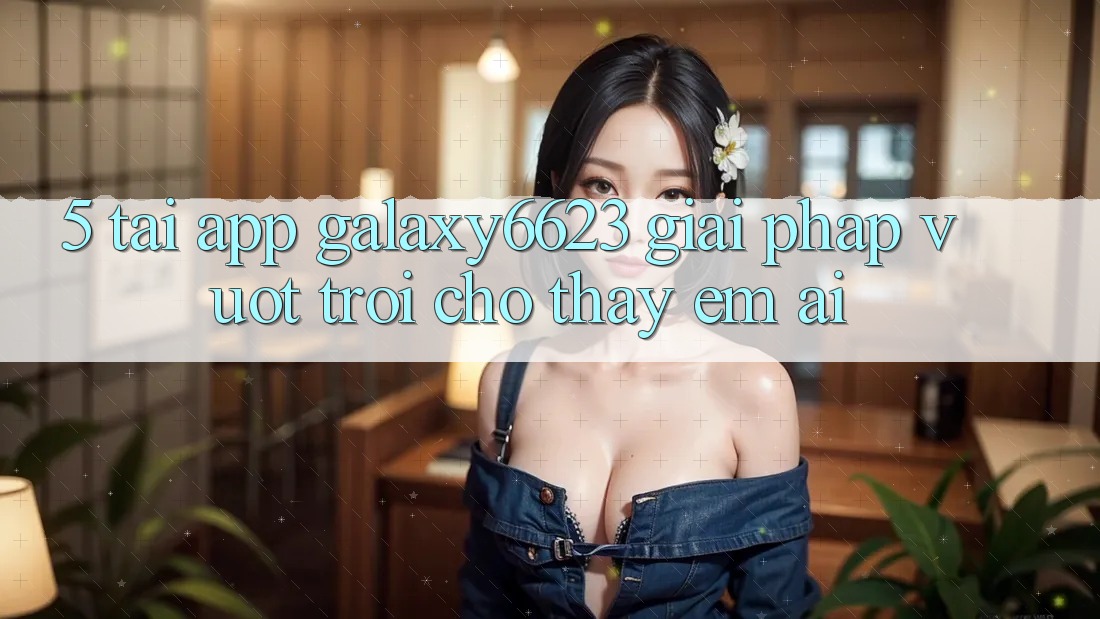 5. Tải App Galaxy6623 - Giải Pháp Vượt Trội Cho Thấy Êm ái 5. Tải App Galaxy6623 - Giải Pháp Vượt Trội Cho Thấy Êm ái
