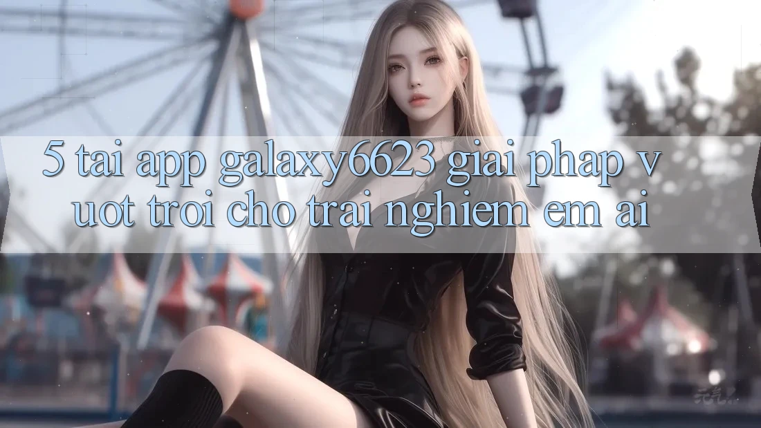 5. Tải App Galaxy6623 - Giải Pháp Vượt trội Cho Trải Nghiệm Êm ái 5. Tải App Galaxy6623 - Giải Pháp Vượt trội Cho Trải Nghiệm Êm ái