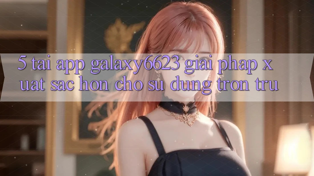 5. Tải App Galaxy6623 - Giải Pháp Xuất sắc hơn Cho Sử dụng Trơn tru 5. Tải App Galaxy6623 - Giải Pháp Xuất sắc hơn Cho Sử dụng Trơn tru