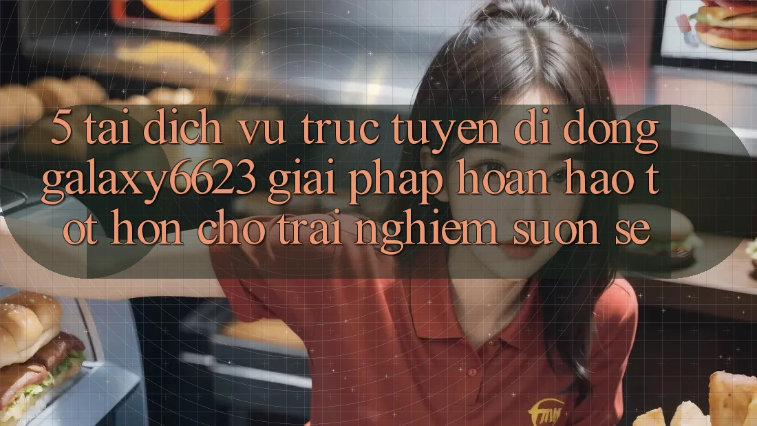 5. Tải Dịch vụ trực tuyến di động Galaxy6623 - Giải Pháp Hoàn hảo tốt hơn Cho Trải Nghiệm Suôn sẻ 5. Tải Dịch vụ trực tuyến di động Galaxy6623 - Giải Pháp Hoàn hảo tốt hơn Cho Trải Nghiệm Suôn sẻ