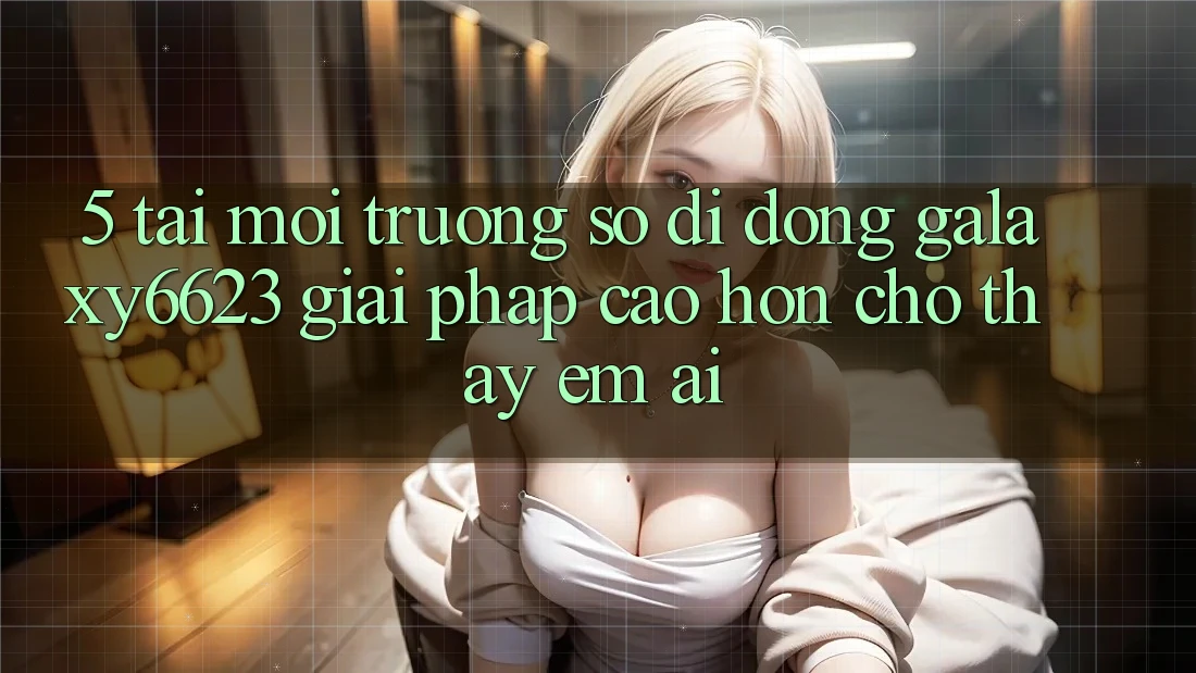 5. Tải Môi trường số di động Galaxy6623 - Giải Pháp Cao hơn Cho Thấy Êm ái 5. Tải Môi trường số di động Galaxy6623 - Giải Pháp Cao hơn Cho Thấy Êm ái