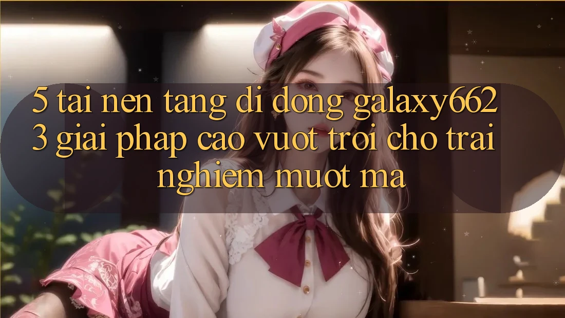 5. Tải Nền tảng di động Galaxy6623 - Giải Pháp Cao vượt trội Cho Trải Nghiệm Mượt mà 5. Tải Nền tảng di động Galaxy6623 - Giải Pháp Cao vượt trội Cho Trải Nghiệm Mượt mà