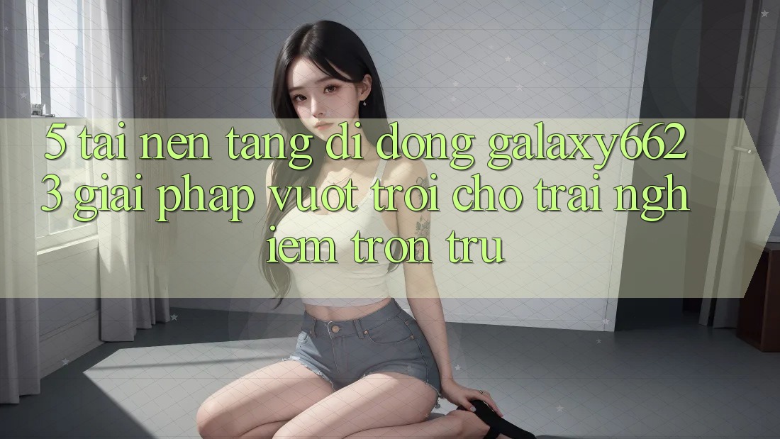 5. Tải Nền tảng di động Galaxy6623 - Giải Pháp Vượt Trội Cho Trải Nghiệm Trơn tru 5. Tải Nền tảng di động Galaxy6623 - Giải Pháp Vượt Trội Cho Trải Nghiệm Trơn tru