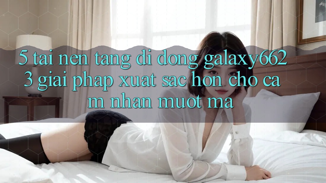 5. Tải Nền tảng di động Galaxy6623 - Giải Pháp Xuất sắc hơn Cho Cảm nhận Mượt Mà 5. Tải Nền tảng di động Galaxy6623 - Giải Pháp Xuất sắc hơn Cho Cảm nhận Mượt Mà