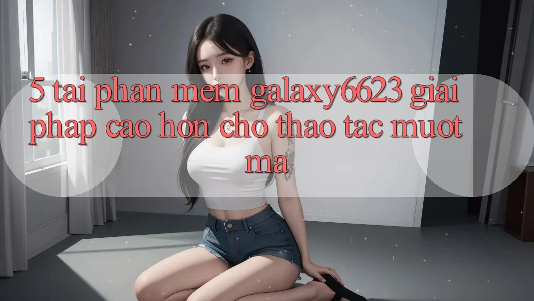 5. Tải Phần mềm Galaxy6623 - Giải Pháp Cao hơn Cho Thao tác Mượt mà 5. Tải Phần mềm Galaxy6623 - Giải Pháp Cao hơn Cho Thao tác Mượt mà