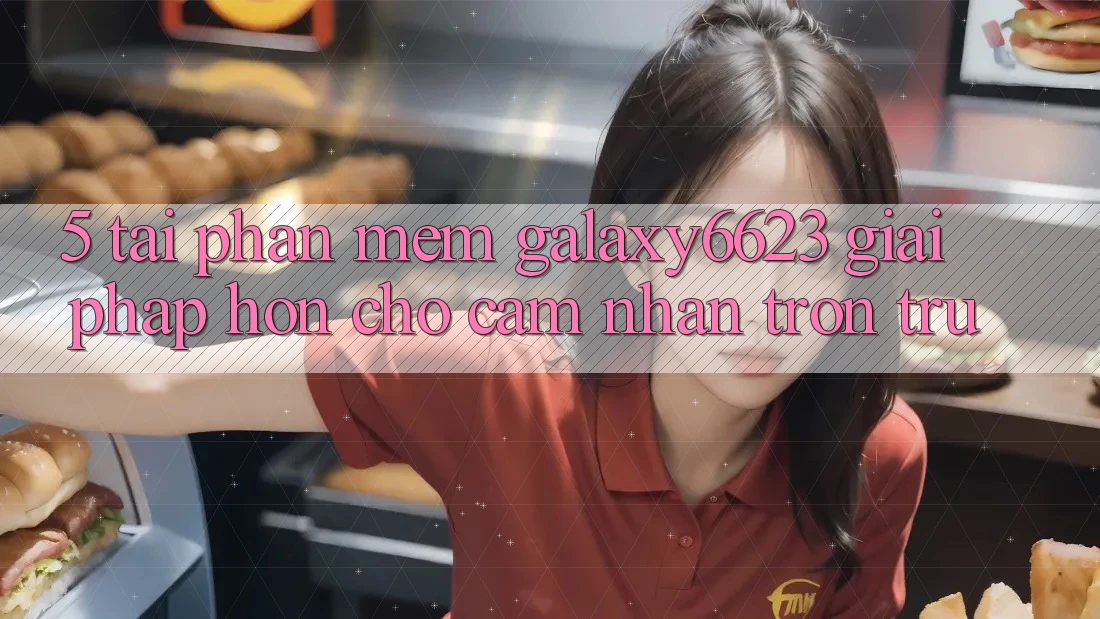 5. Tải Phần mềm Galaxy6623 - Giải Pháp Hơn Cho Cảm nhận Trơn tru