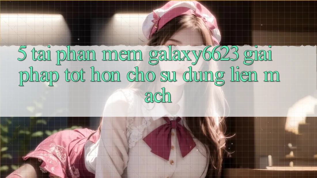 5. Tải Phần mềm Galaxy6623 - Giải Pháp Tốt hơn Cho Sử dụng Liền mạch