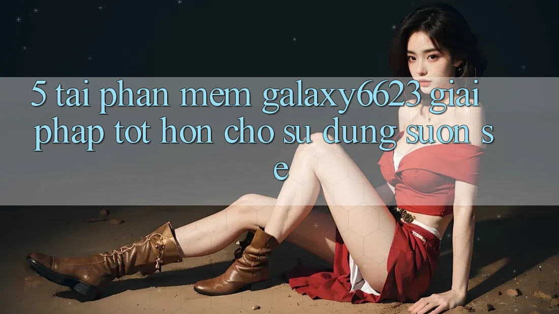 5. Tải Phần mềm Galaxy6623 - Giải Pháp Tốt hơn Cho Sử dụng Suôn sẻ