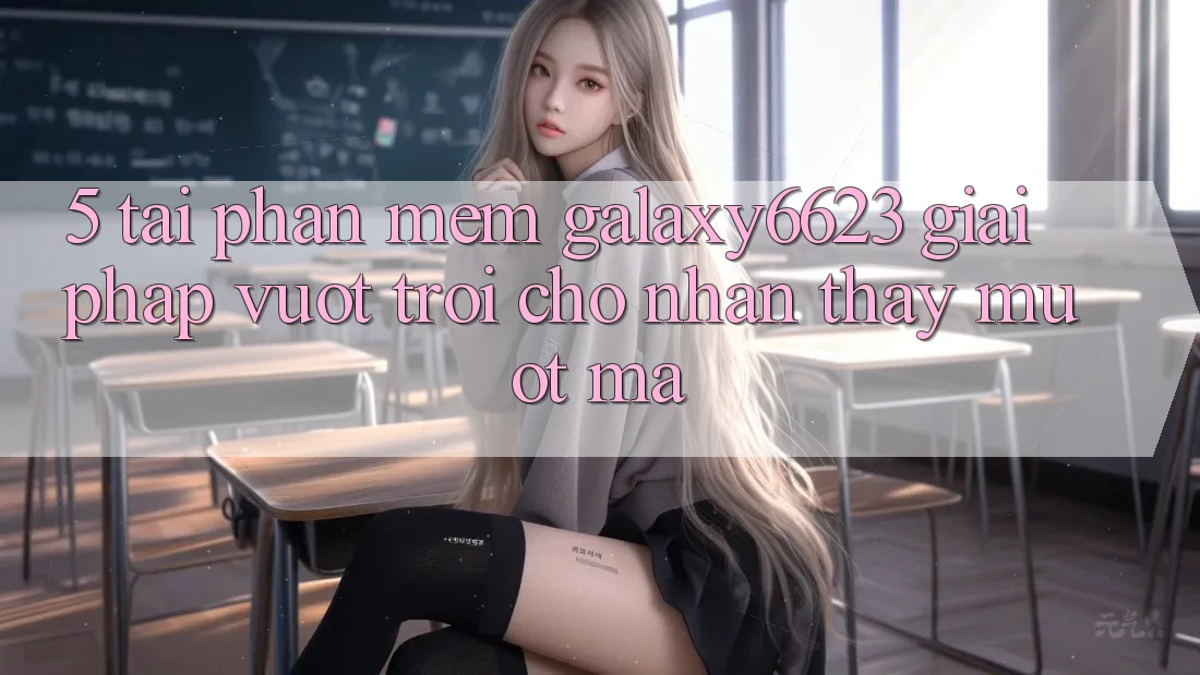 5. Tải Phần mềm Galaxy6623 - Giải Pháp Vượt Trội Cho Nhận thấy Mượt Mà 5. Tải Phần mềm Galaxy6623 - Giải Pháp Vượt Trội Cho Nhận thấy Mượt Mà