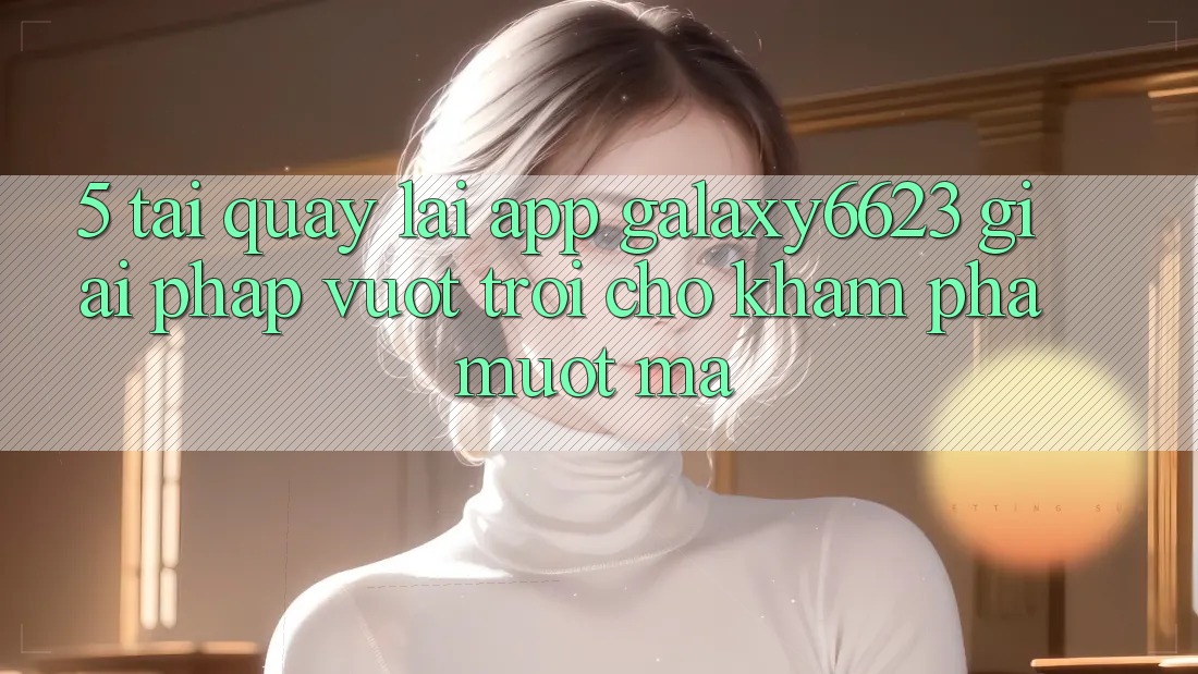 5. Tải quay lại App Galaxy6623 - Giải Pháp Vượt Trội Cho Khám phá Mượt Mà 5. Tải quay lại App Galaxy6623 - Giải Pháp Vượt Trội Cho Khám phá Mượt Mà