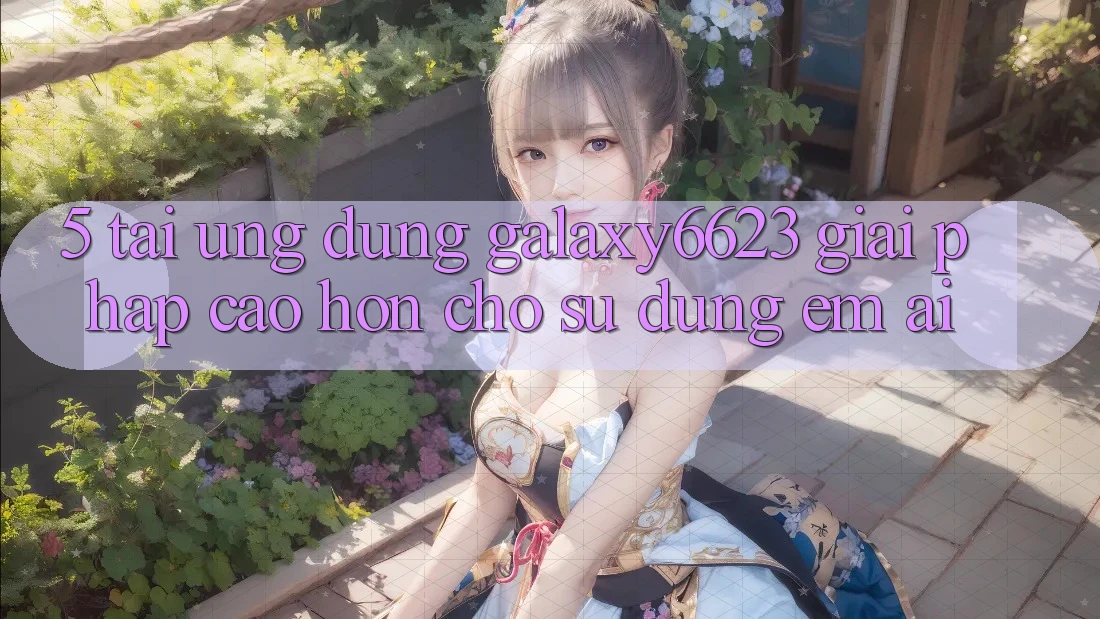 5. Tải Ứng dụng Galaxy6623 - Giải Pháp Cao hơn Cho Sử dụng Êm ái 5. Tải Ứng dụng Galaxy6623 - Giải Pháp Cao hơn Cho Sử dụng Êm ái