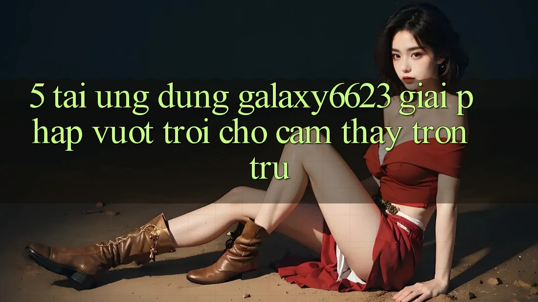 5. Tải Ứng dụng Galaxy6623 - Giải Pháp Vượt trội Cho Cảm thấy Trơn tru 5. Tải Ứng dụng Galaxy6623 - Giải Pháp Vượt trội Cho Cảm thấy Trơn tru
