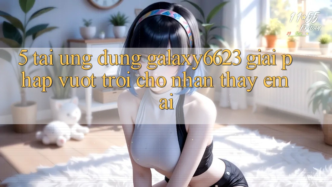 5. Tải Ứng dụng Galaxy6623 - Giải Pháp Vượt Trội Cho Nhận thấy Êm ái 5. Tải Ứng dụng Galaxy6623 - Giải Pháp Vượt Trội Cho Nhận thấy Êm ái