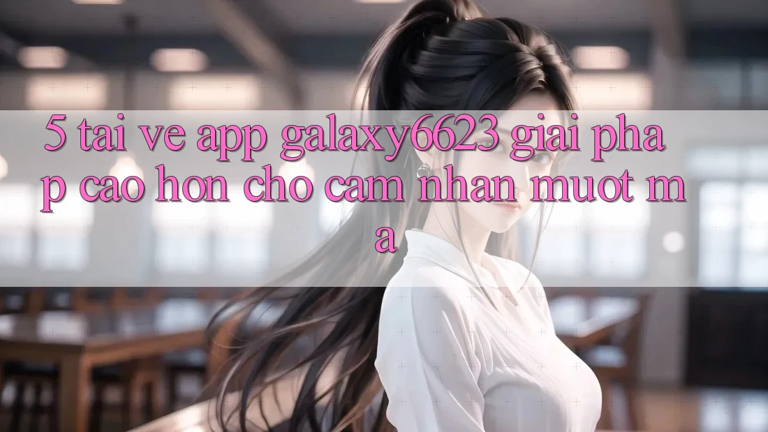 5. Tải về App Galaxy6623 - Giải Pháp Cao hơn Cho Cảm nhận Mượt Mà 5. Tải về App Galaxy6623 - Giải Pháp Cao hơn Cho Cảm nhận Mượt Mà
