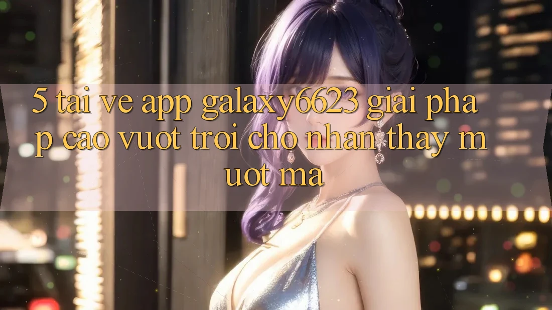 5. Tải về App Galaxy6623 - Giải Pháp Cao vượt trội Cho Nhận thấy Mượt Mà 5. Tải về App Galaxy6623 - Giải Pháp Cao vượt trội Cho Nhận thấy Mượt Mà