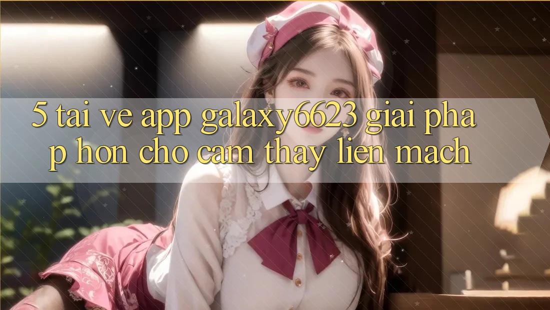 5. Tải về App Galaxy6623 - Giải Pháp Hơn Cho Cảm thấy Liền mạch 5. Tải về App Galaxy6623 - Giải Pháp Hơn Cho Cảm thấy Liền mạch