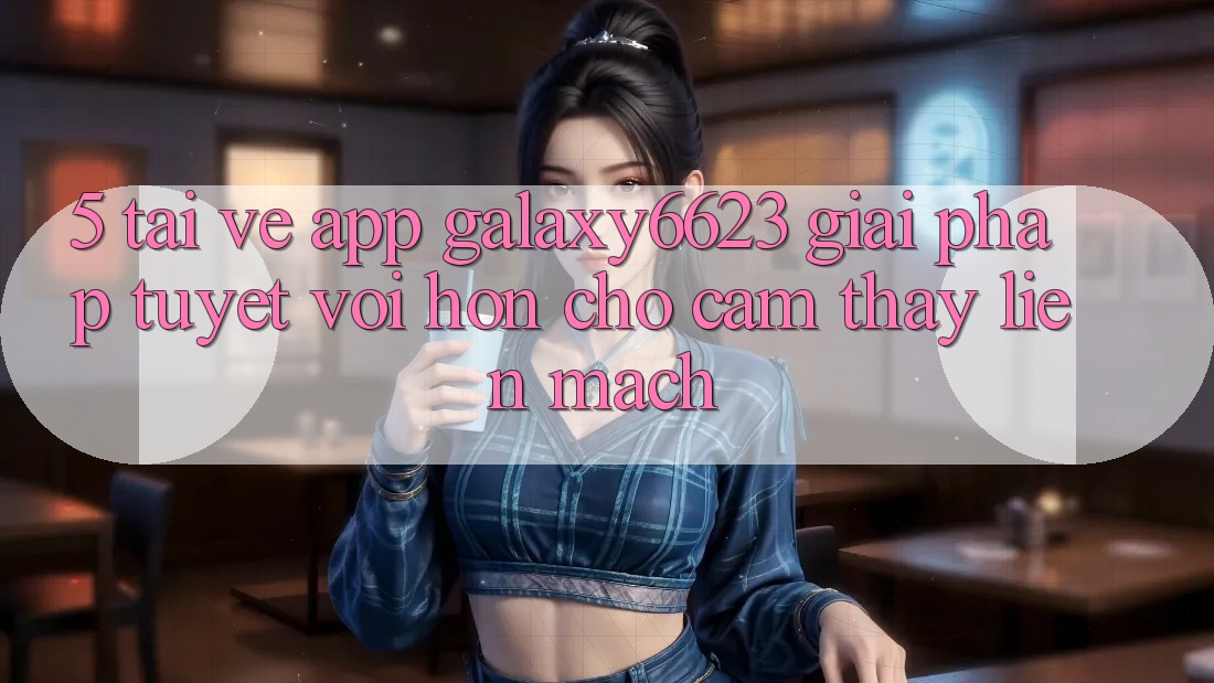 5. Tải về App Galaxy6623 - Giải Pháp Tuyệt vời hơn Cho Cảm thấy Liền mạch 5. Tải về App Galaxy6623 - Giải Pháp Tuyệt vời hơn Cho Cảm thấy Liền mạch