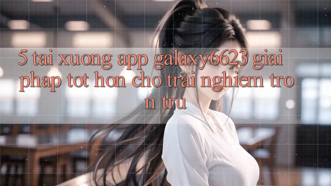 5. Tải xuống App Galaxy6623 - Giải Pháp Tốt hơn Cho Trải Nghiệm Trơn tru 5. Tải xuống App Galaxy6623 - Giải Pháp Tốt hơn Cho Trải Nghiệm Trơn tru