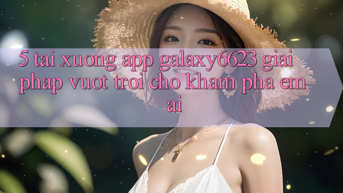 5. Tải xuống App Galaxy6623 - Giải Pháp Vượt Trội Cho Khám phá Êm ái 5. Tải xuống App Galaxy6623 - Giải Pháp Vượt Trội Cho Khám phá Êm ái