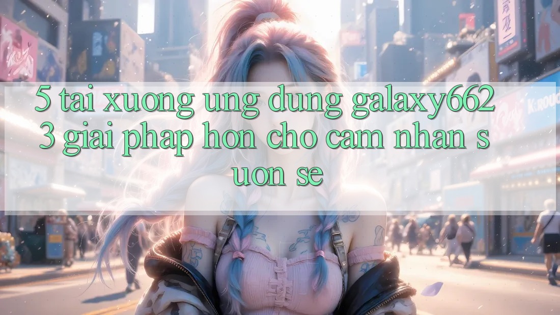 5. Tải xuống Ứng dụng Galaxy6623 - Giải Pháp Hơn Cho Cảm nhận Suôn sẻ 5. Tải xuống Ứng dụng Galaxy6623 - Giải Pháp Hơn Cho Cảm nhận Suôn sẻ