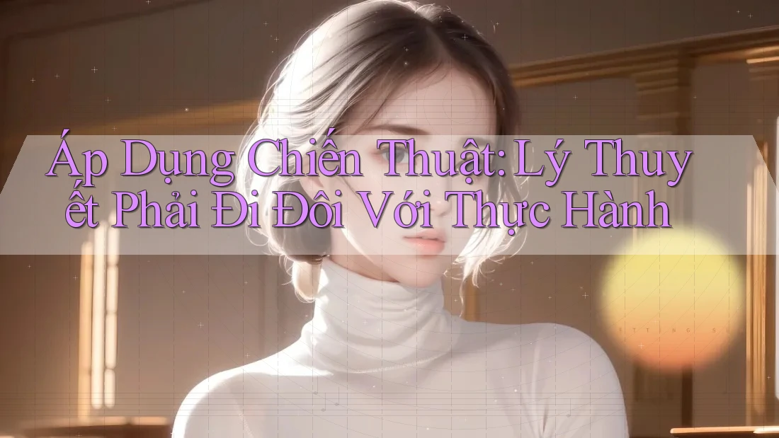 Áp Dụng Chiến Thuật: Lý Thuyết Phải Đi Đôi Với Thực Hành Áp Dụng Chiến Thuật: Lý Thuyết Phải Đi Đôi Với Thực Hành