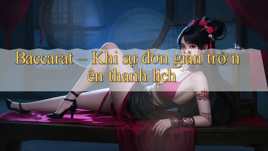 Baccarat – Khi sự đơn giản trở nên thanh lịch