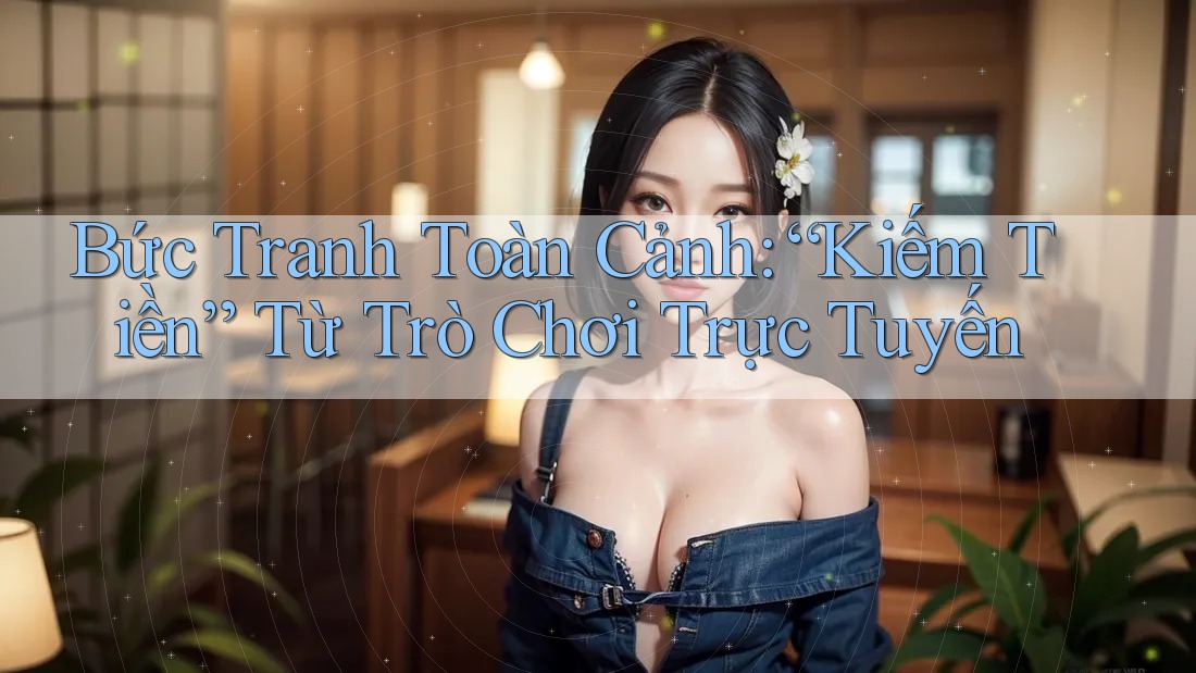 Bức Tranh Toàn Cảnh: “Kiếm Tiền” Từ Trò Chơi Trực Tuyến Bức Tranh Toàn Cảnh: “Kiếm Tiền” Từ Trò Chơi Trực Tuyến