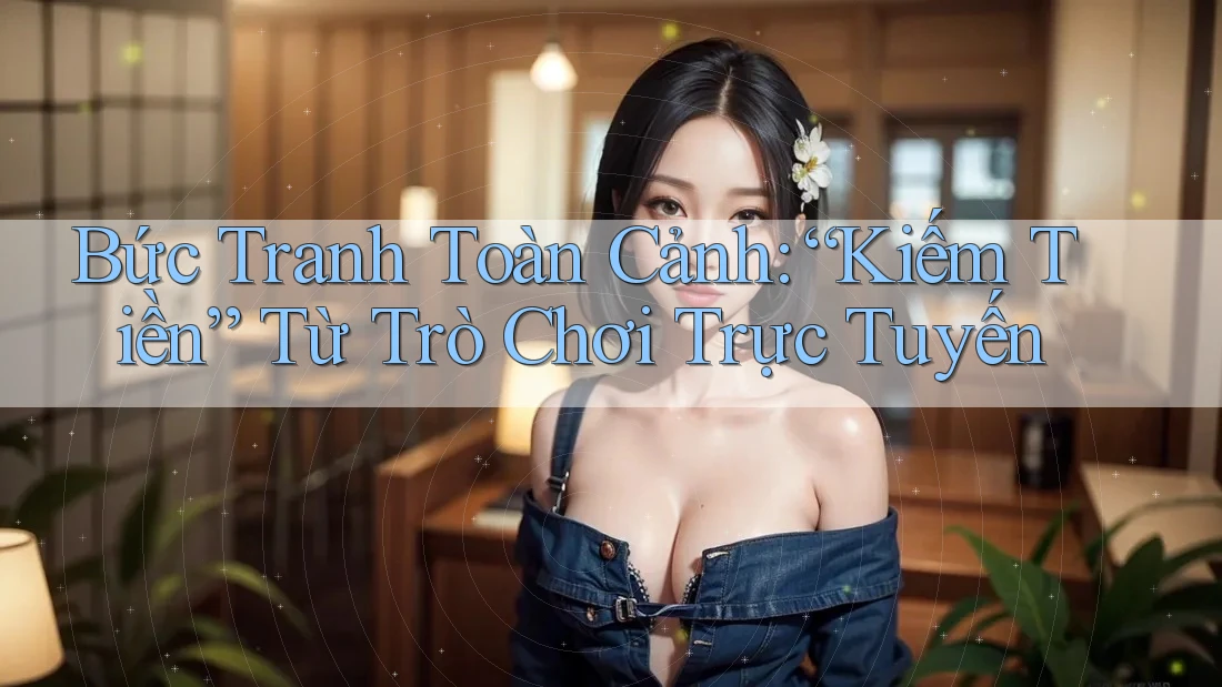 Bức Tranh Toàn Cảnh: “Kiếm Tiền” Từ Trò Chơi Trực Tuyến Bức Tranh Toàn Cảnh: “Kiếm Tiền” Từ Trò Chơi Trực Tuyến