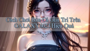 cách chơi bắn cá giải trí trên galaxy6623 hiệu quả