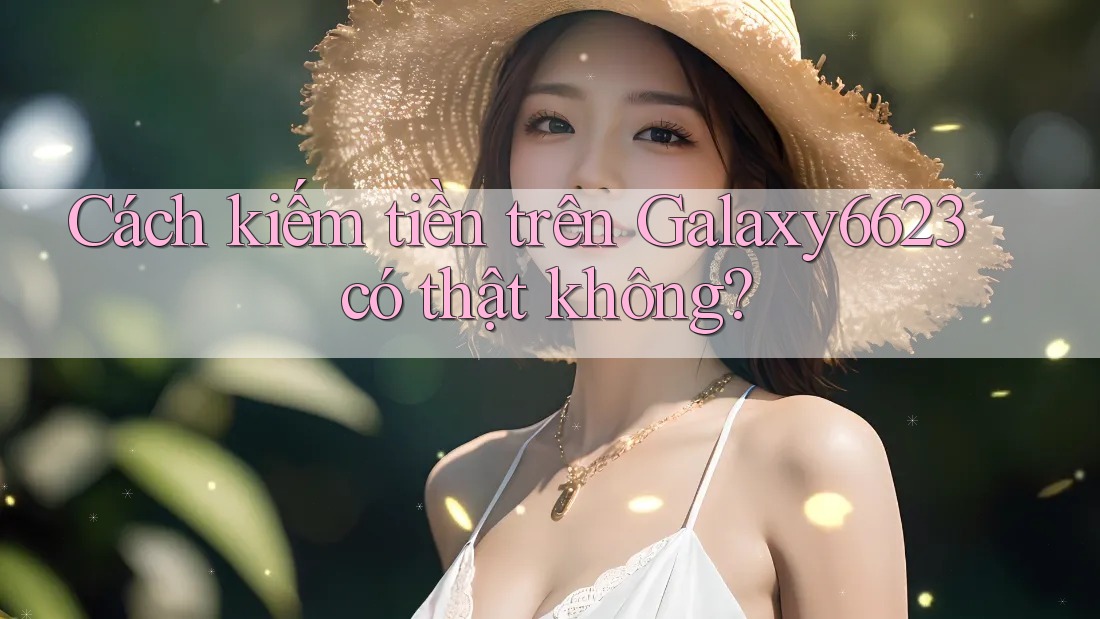 Cách kiếm tiền trên Galaxy6623 có thật không? Cách kiếm tiền trên Galaxy6623 có thật không?